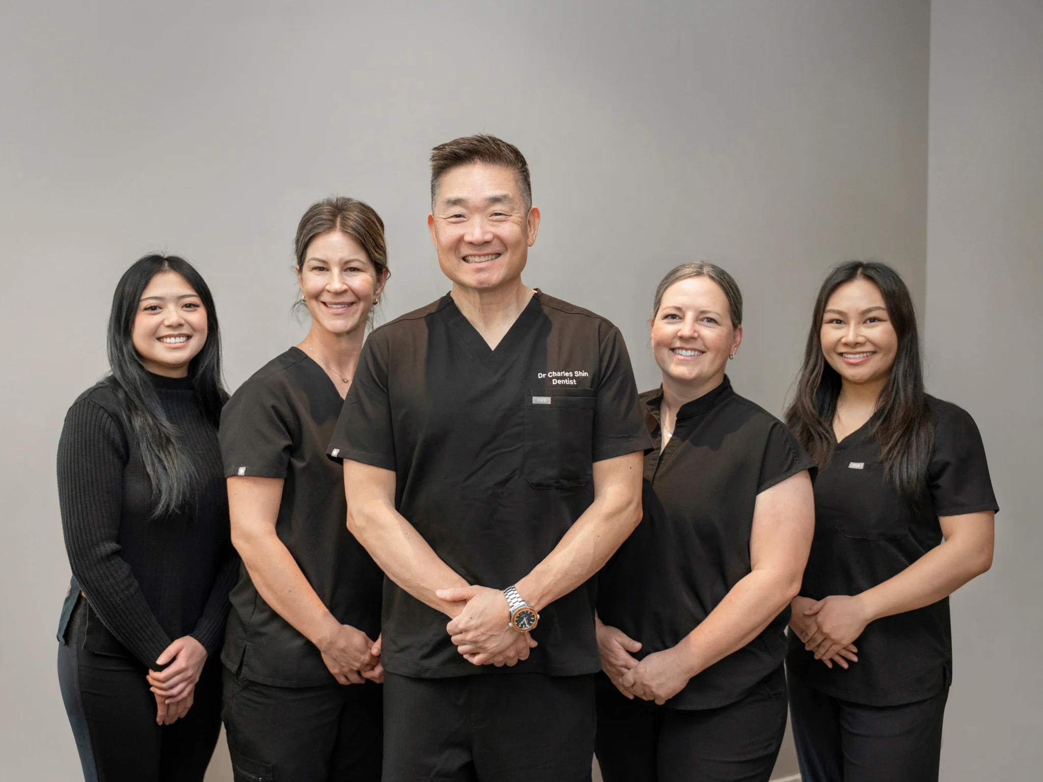 our dentist team in shin dentistry in stouffville